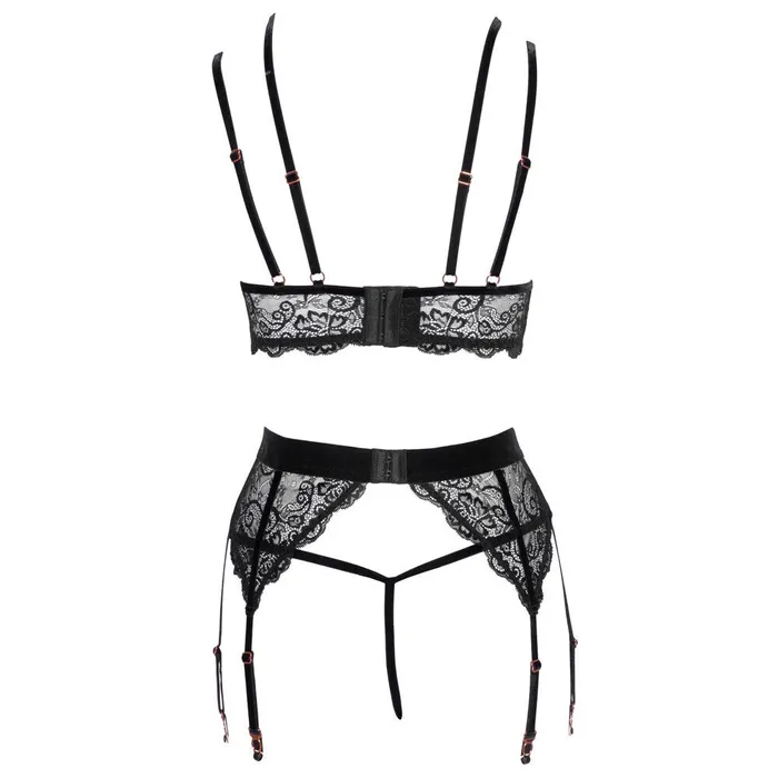 Abierta Fina Lacey Open Suspender Set Size Medium Abierta Fina Male Sex Toys Abierta Fina Lacey Open Suspender Set Size Medium Abierta Fina Male Sex Toys