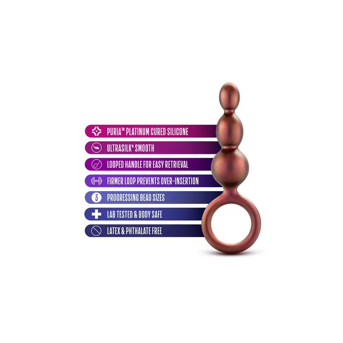Anal Anal Adventures Matrix Beaded Loop Butt Plug Blush Novelties Anal Anal Adventures Matrix Beaded Loop Butt Plug Blush Novelties