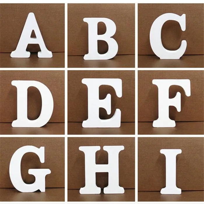 Anal DB Global Surplus 1pc 10CMX10CM White Wooden Letter English Alphabet DIY Personalised Name Design Art Craft Free Standing Heart Wedding Home Decor Anal DB Global Surplus 1pc 10CMX10CM White Wooden Letter English Alphabet DIY Personalised Name Design Art Craft Free Standing Heart Wedding Home Decor