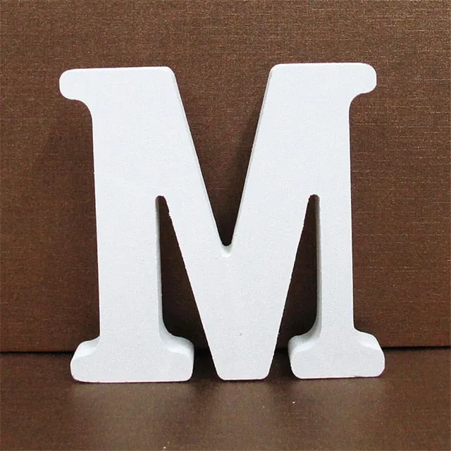 Anal DB Global Surplus 1pc 10CMX10CM White Wooden Letter English Alphabet DIY Personalised Name Design Art Craft Free Standing Heart Wedding Home Decor Anal DB Global Surplus 1pc 10CMX10CM White Wooden Letter English Alphabet DIY Personalised Name Design Art Craft Free Standing Heart Wedding Home Decor
