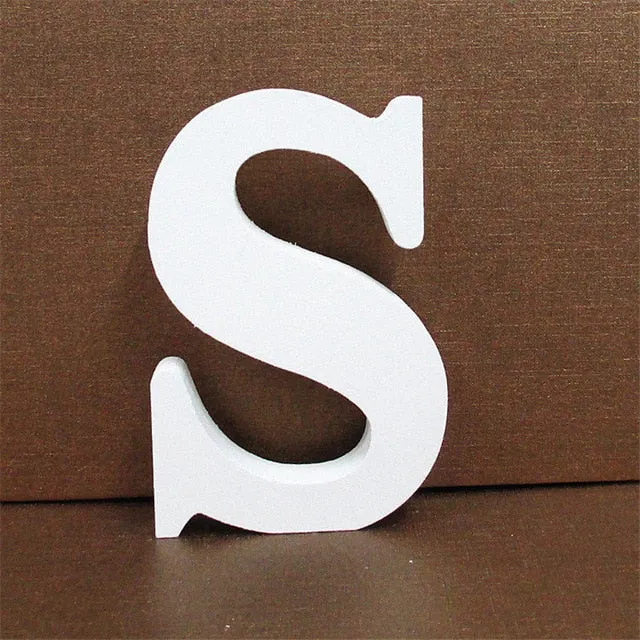 Anal DB Global Surplus 1pc 10CMX10CM White Wooden Letter English Alphabet DIY Personalised Name Design Art Craft Free Standing Heart Wedding Home Decor Anal DB Global Surplus 1pc 10CMX10CM White Wooden Letter English Alphabet DIY Personalised Name Design Art Craft Free Standing Heart Wedding Home Decor