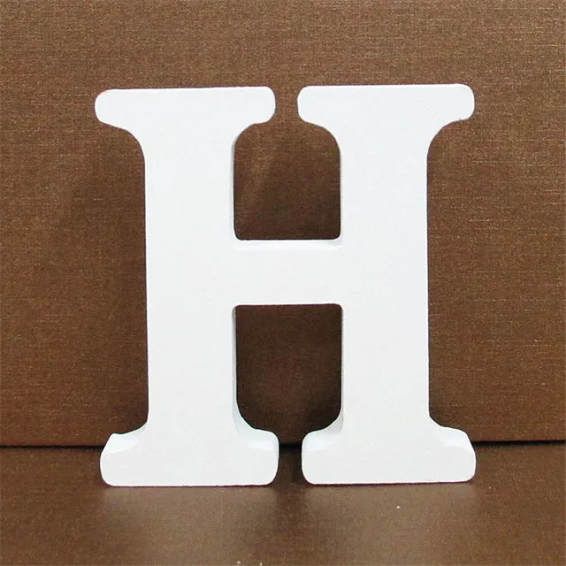 Anal DB Global Surplus 1pc 10CMX10CM White Wooden Letter English Alphabet DIY Personalised Name Design Art Craft Free Standing Heart Wedding Home Decor Anal DB Global Surplus 1pc 10CMX10CM White Wooden Letter English Alphabet DIY Personalised Name Design Art Craft Free Standing Heart Wedding Home Decor