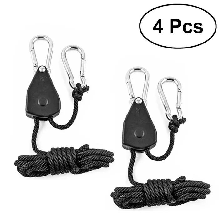 Anal DB Global Surplus 4Pcs 18 Inch Heavy Duty Adjustable Grow Light Ratchet Rope Hanger Yoyo For Grow Light Fixtures Gardening Anal DB Global Surplus 4Pcs 18 Inch Heavy Duty Adjustable Grow Light Ratchet Rope Hanger Yoyo For Grow Light Fixtures Gardening