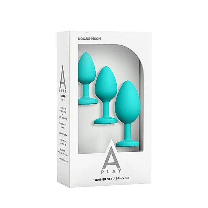 Anal Doc Johnson A Play Silicone Trainer 3 Piece Set Anal Doc Johnson A Play Silicone Trainer 3 Piece Set