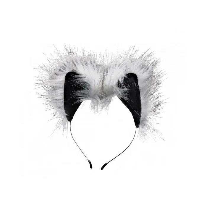 Anal Tailz Tailz Wolf Tail Ears SetGrey