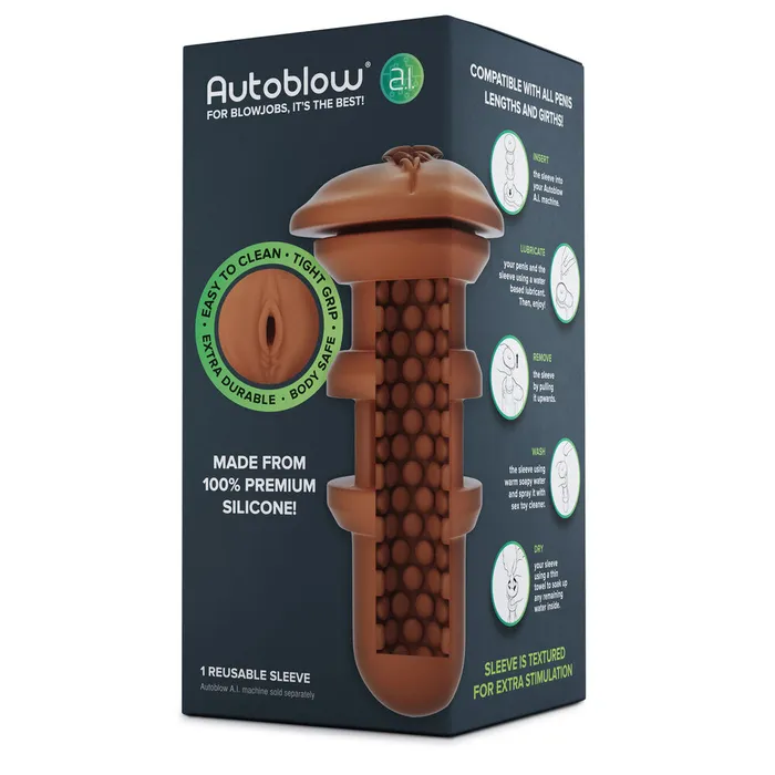 Autoblow Male Sex Toys Autoblow AI Reusable Vagina Sleeve Autoblow Male Sex Toys Autoblow AI Reusable Vagina Sleeve