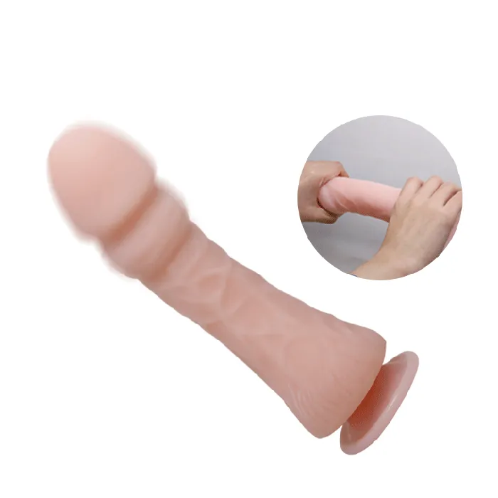Baile Suction Dildo Big Penis 9 Textured Vibrating Dildo with MultiSpeed Functionality BAILE Female Sex Toys