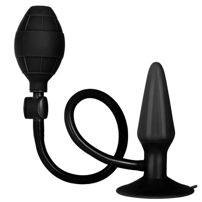 Black Booty Call Pumper Silicone Inflatable Small Anal Plug California Exotic Anal Black Booty Call Pumper Silicone Inflatable Small Anal Plug California Exotic Anal