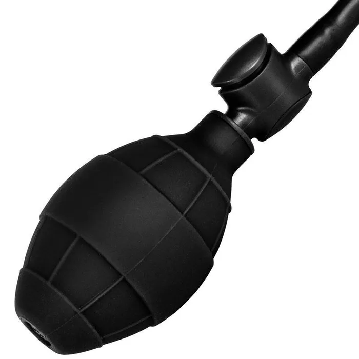 Black Booty Call Pumper Silicone Inflatable Small Anal Plug California Exotic Anal Black Booty Call Pumper Silicone Inflatable Small Anal Plug California Exotic Anal