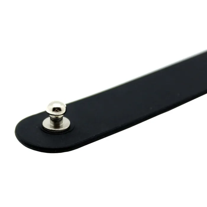 Black Silicone Bitch Collar So Luxe Anal