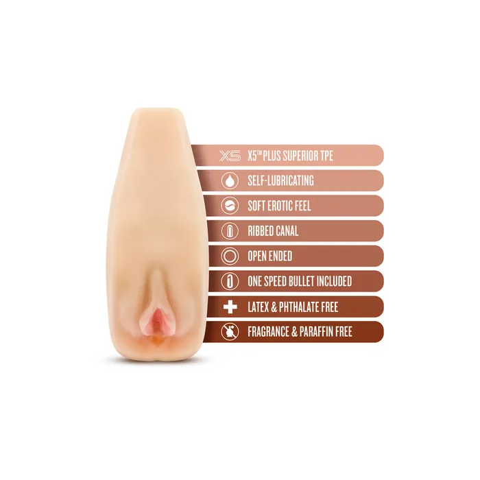 Blush Novelties Male Sex Toys M Elite Soft and Wet Natasha Self Lubricating Masturbator Blush Novelties Male Sex Toys M Elite Soft and Wet Natasha Self Lubricating Masturbator