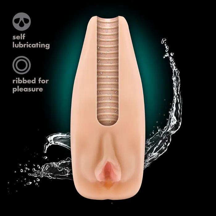 Blush Novelties Male Sex Toys M Elite Soft and Wet Natasha Self Lubricating Masturbator Blush Novelties Male Sex Toys M Elite Soft and Wet Natasha Self Lubricating Masturbator