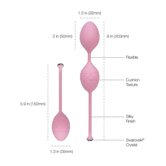 BMS Enterprises Vibrators Pillow Talk Frisky Pleasure Balls