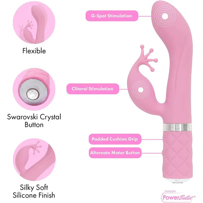 BMS Enterprises Vibrators Pillow Talk Kinky GSpot and Clit Vibe BMS Enterprises Vibrators Pillow Talk Kinky GSpot and Clit Vibe