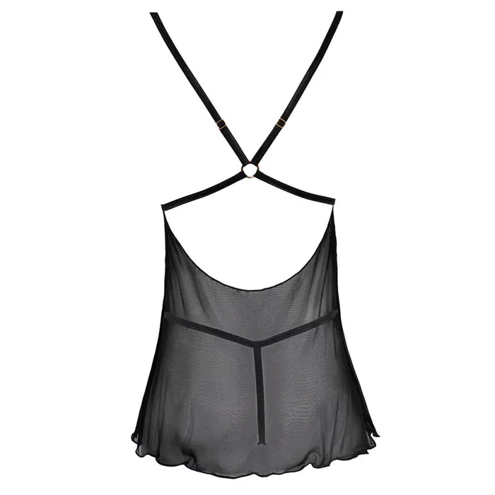Cottelli Backless Babydoll With Thong Size X Large Cottelli Collection Male Sex Toys Cottelli Backless Babydoll With Thong Size X Large Cottelli Collection Male Sex Toys