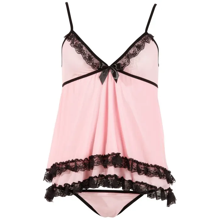 Cottelli Collection Cottelli Babydoll and Thong Size Large Teddies And Bodies Cottelli Collection Cottelli Babydoll and Thong Size Large Teddies And Bodies