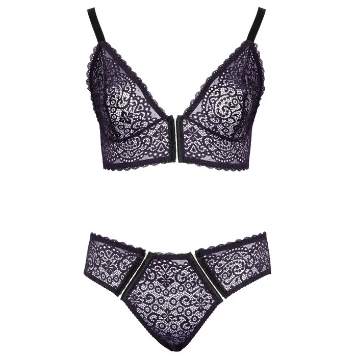 Cottelli Collection Teddies And Bodies Cottelli Curves Delicate Lace Bralette And Briefs Size XXXXL Cottelli Collection Teddies And Bodies Cottelli Curves Delicate Lace Bralette And Briefs Size XXXXL
