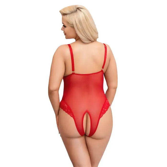 Cottelli Curves Crotchless Body Red Size XXXL Cottelli Collection Anal Cottelli Curves Crotchless Body Red Size XXXL Cottelli Collection Anal