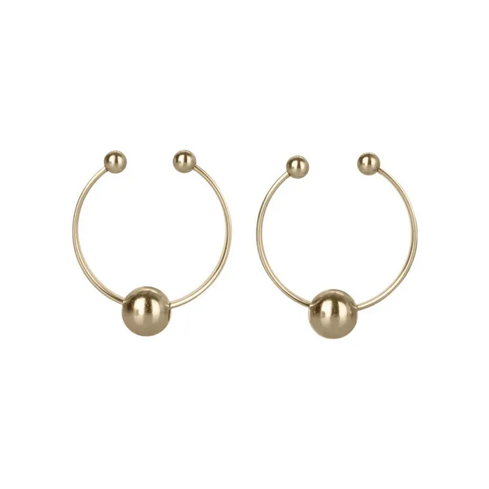 Couples California Exotic Nipple Play Non Piercing Nipple Jewellery Gold