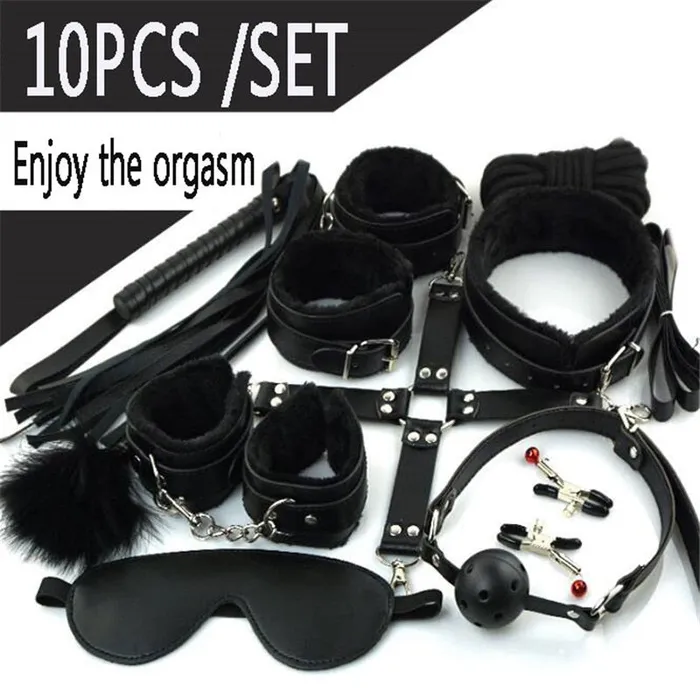 DB Global Surplus Couples Ataullah 10 Pcsset Sex Toys Erotic Toys for Adults Couples BDSM Sex Bondage Handcuffs Nipple Clamps Gag Whip Rope BG005 DB Global Surplus Couples Ataullah 10 Pcsset Sex Toys Erotic Toys for Adults Couples BDSM Sex Bondage Handcuffs Nipple Clamps Gag Whip Rope BG005