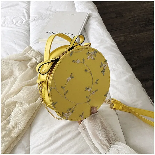DB Global Surplus Hot Sale Sweet Lace Round Handbags High Quality PU leather Women Crossbody Bags Female Small Fresh Flower Chain Shoulder Dildos DB Global Surplus Hot Sale Sweet Lace Round Handbags High Quality PU leather Women Crossbody Bags Female Small Fresh Flower Chain Shoulder Dildos