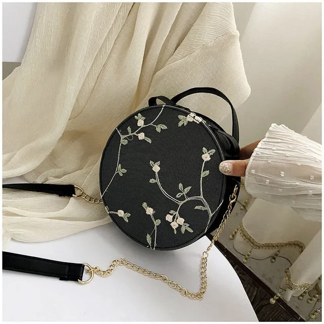 DB Global Surplus Hot Sale Sweet Lace Round Handbags High Quality PU leather Women Crossbody Bags Female Small Fresh Flower Chain Shoulder Dildos DB Global Surplus Hot Sale Sweet Lace Round Handbags High Quality PU leather Women Crossbody Bags Female Small Fresh Flower Chain Shoulder Dildos