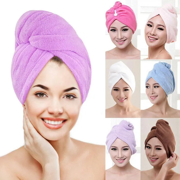 DB Global Surplus Vibrators 1PC Microfiber Hair Fast Drying Dryer Towel Bath Wrap Hat Quick Cap Turban Dry Quick Drying Lady Household Hair towel Bath Tool DB Global Surplus Vibrators 1PC Microfiber Hair Fast Drying Dryer Towel Bath Wrap Hat Quick Cap Turban Dry Quick Drying Lady Household Hair towel Bath Tool