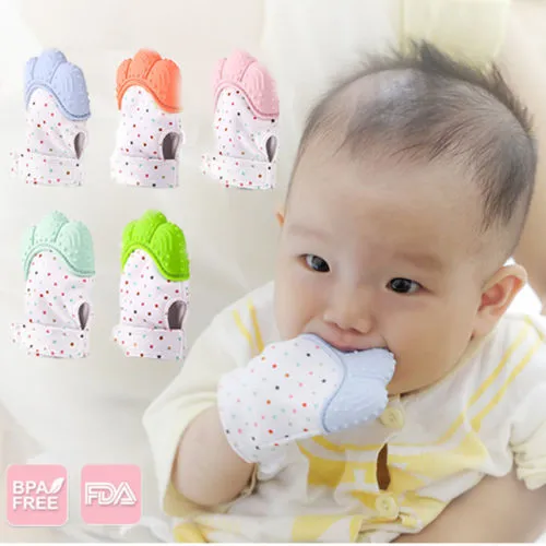 DB Global Surplus Vibrators Baby Silicone Mitts Teething Mitten Glove Sound Teether Newborn Chewable Nursing Mittens Teether Natural stop Sucking Thumb Toy DB Global Surplus Vibrators Baby Silicone Mitts Teething Mitten Glove Sound Teether Newborn Chewable Nursing Mittens Teether Natural stop Sucking Thumb Toy