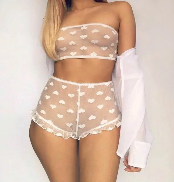 DB Global Surplus Womens Sexy Lingerie Heart Shape Print Lace Lingerie Sexy Hot Erotic Babydoll High Stretch Gstring Sexy Underwear Babydoll SXL Female Sex Toys DB Global Surplus Womens Sexy Lingerie Heart Shape Print Lace Lingerie Sexy Hot Erotic Babydoll High Stretch Gstring Sexy Underwear Babydoll SXL Female Sex Toys