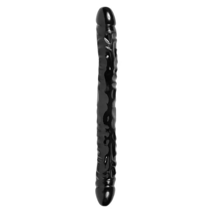 Dildos Doc Johnson Jr Veined Double Header 12 Inch Bender Dong Black