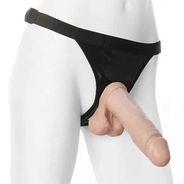 Dildos Doc Johnson VacULock 8 Inch Realistic Cock With Ultra Harness