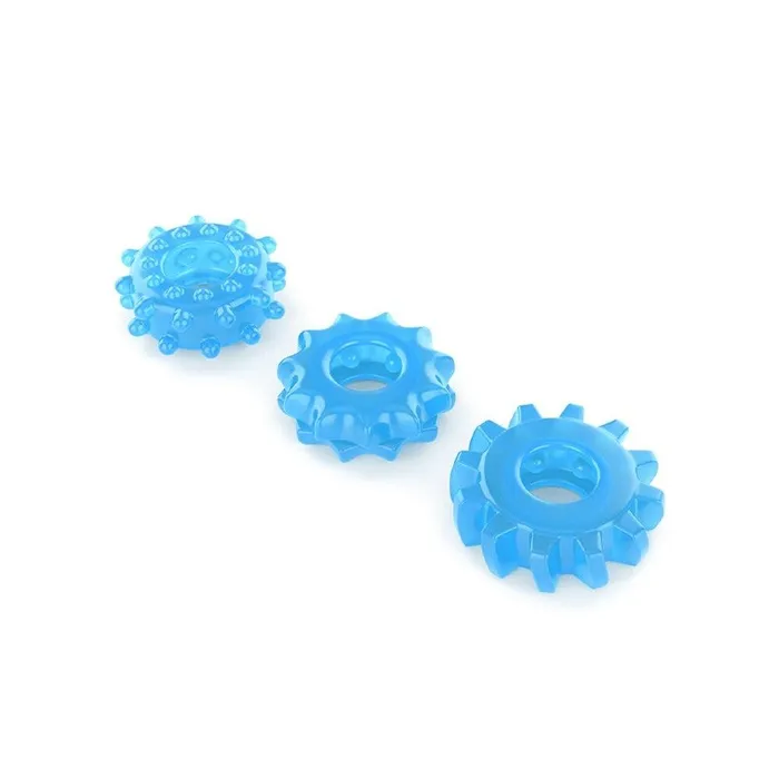 Dildos Lovetoy Lovetoy Glow In The Dark Lumino Play Cock Rings X3