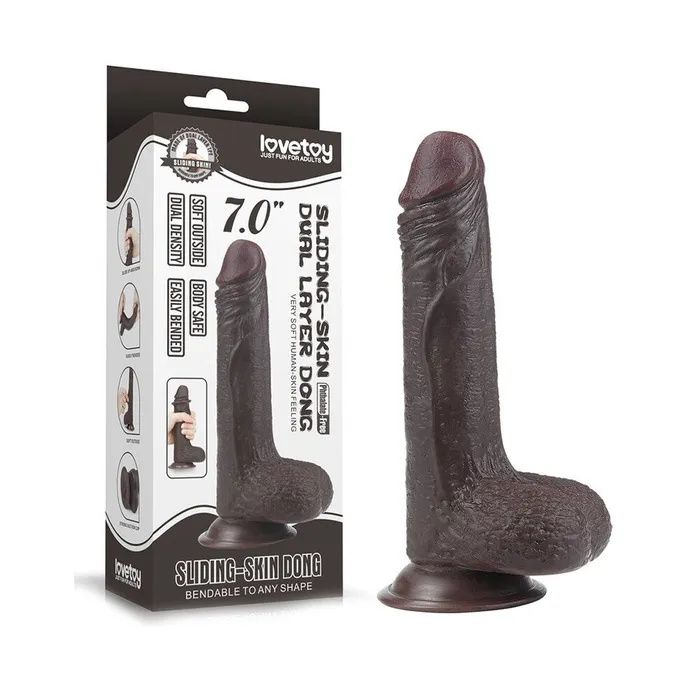 Dildos Lovetoy Lovetoy Sliding Skin 7 Inch Dong Dildos Lovetoy Lovetoy Sliding Skin 7 Inch Dong