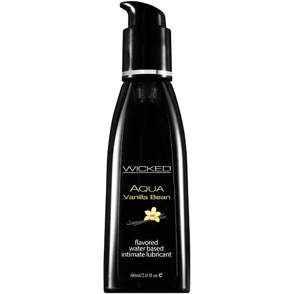 Dildos Wicked Wicked AQUA VANILLA BEAN Flavoured Lube 60ml