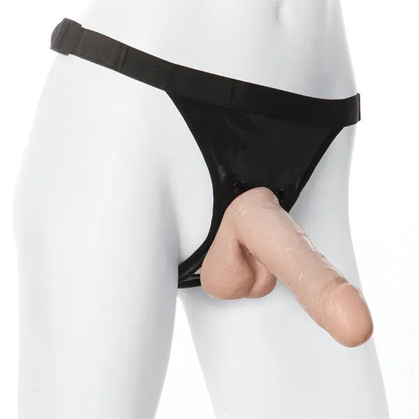 Doc Johnson Dildos VacULock 7 Inch Realistic Cock With Ultra Harness