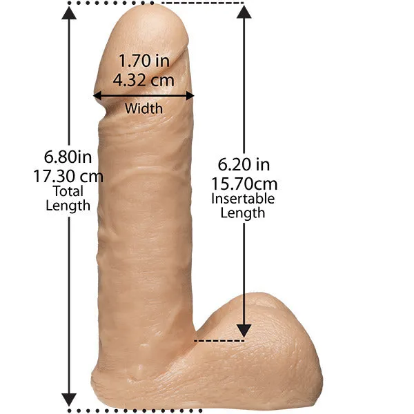 Doc Johnson Dildos VacULock 7 Inch Realistic Cock With Ultra Harness Doc Johnson Dildos VacULock 7 Inch Realistic Cock With Ultra Harness