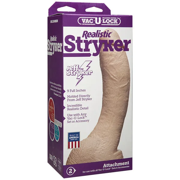 Doc Johnson Female Sex Toys VacULock Jeff Stryker Realistic Dildo Attachment Doc Johnson Female Sex Toys VacULock Jeff Stryker Realistic Dildo Attachment
