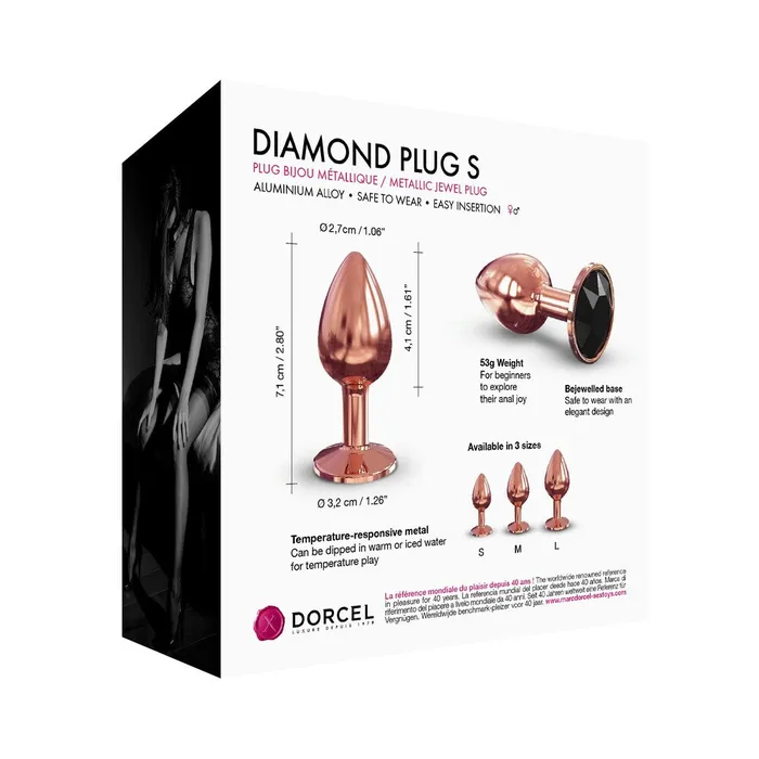 Dorcel Anal Dorcel Diamond Butt Plug Rose Gold Small Dorcel Anal Dorcel Diamond Butt Plug Rose Gold Small