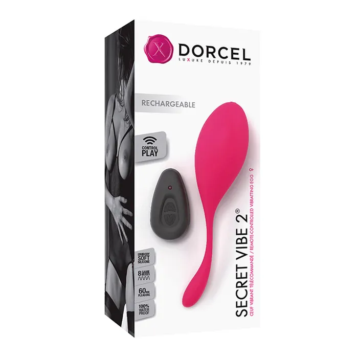 Dorcel Vibrators Dorcel Secret Vibe 2 Remote Controlled Egg Dorcel Vibrators Dorcel Secret Vibe 2 Remote Controlled Egg
