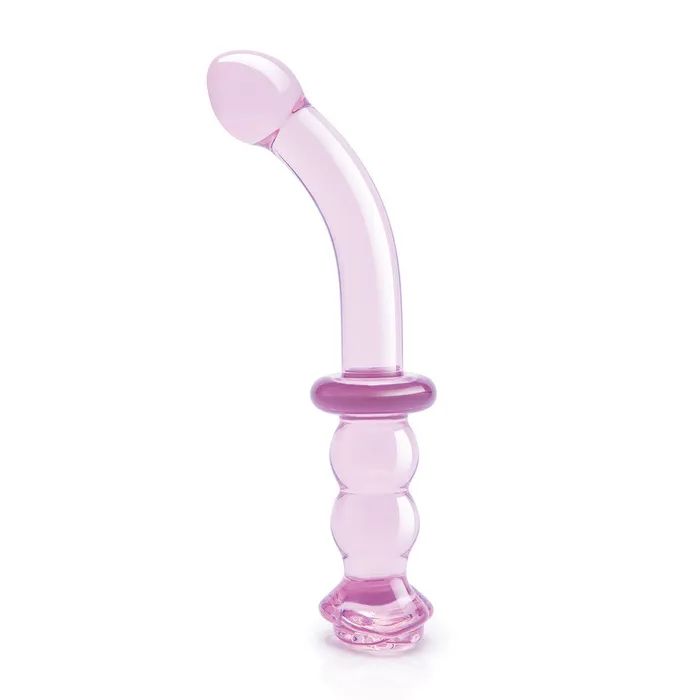 Dream Toys Dildos Glaze Glass Rosebud GSpot Dildo