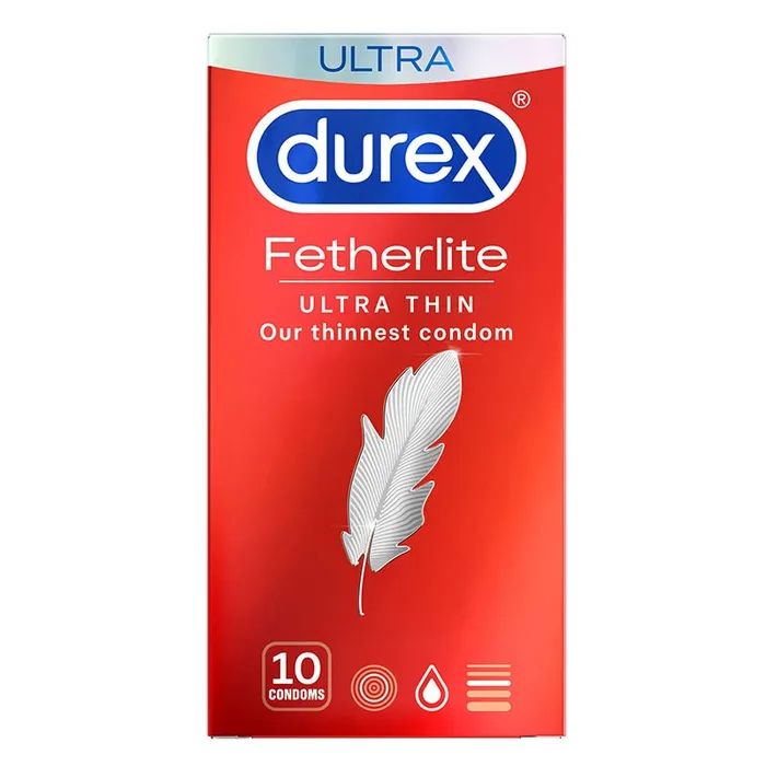 DUREX Female Sex Toys Durex Fetherlite Ultra Thin Condoms 10