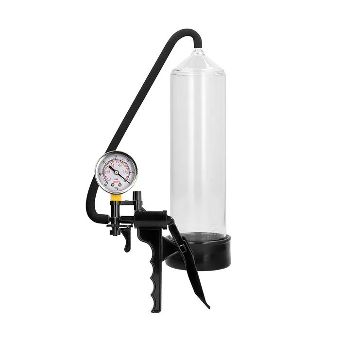 Elite Beginner Pump With PSI Gauge Shots Toys Male Sex Toys