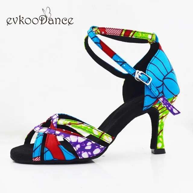 Evkoodance Zapatos De Baile Blue African Style Satin Dance Shoes 7cm Latin Ballroom Salsa Dancing Shoes for Women and Girls DB Global Surplus Vibrators Evkoodance Zapatos De Baile Blue African Style Satin Dance Shoes 7cm Latin Ballroom Salsa Dancing Shoes for Women and Girls DB Global Surplus Vibrators