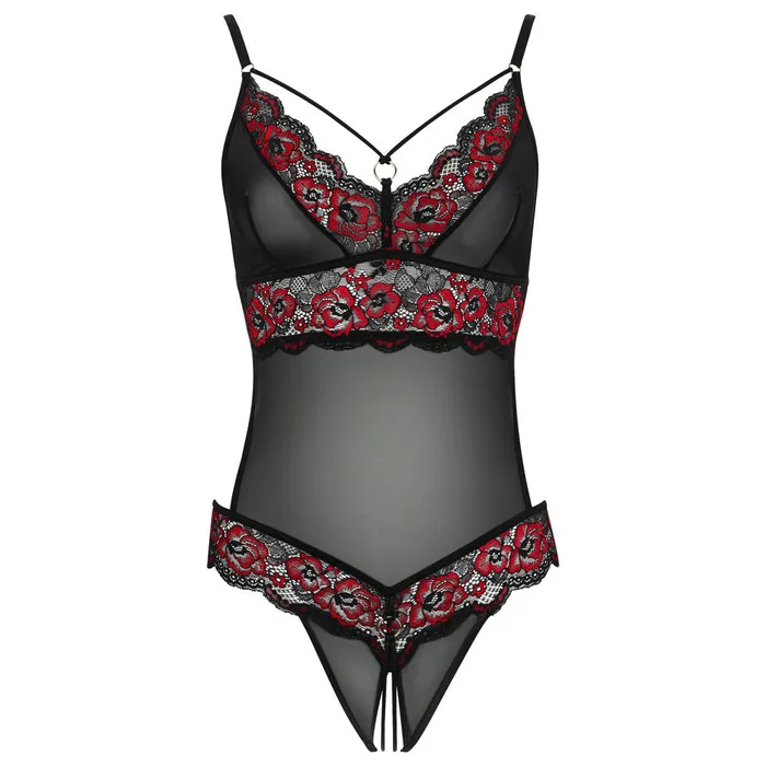 Female Sex Toys Cottelli Collection Cottelli Crotchless Body With Lace Size LXL Female Sex Toys Cottelli Collection Cottelli Crotchless Body With Lace Size LXL
