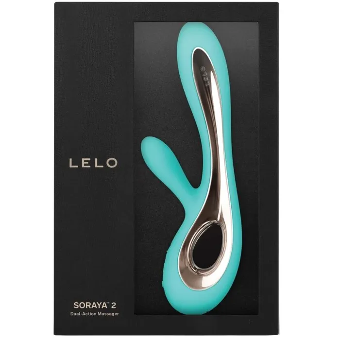 Female Sex Toys LELO Soraya 2 Rabbit Vibrator Aqua Lelo
