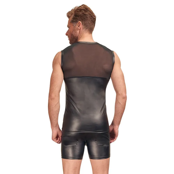 Female Sex Toys NEK Matte Look Shirt With Chest Harness Black Size Small NEK Female Sex Toys NEK Matte Look Shirt With Chest Harness Black Size Small NEK
