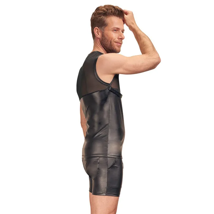 Female Sex Toys NEK Matte Look Shirt With Chest Harness Black Size Small NEK Female Sex Toys NEK Matte Look Shirt With Chest Harness Black Size Small NEK