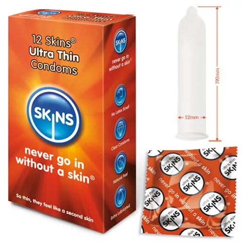 Female Sex Toys So Luxe Skins Condoms Ultra Thin 12 Pack