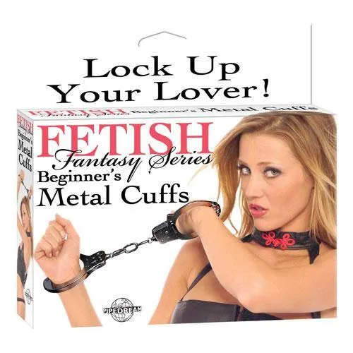Fetish Fantasy Series Beginners Metal Cuffs PipeDream Couples