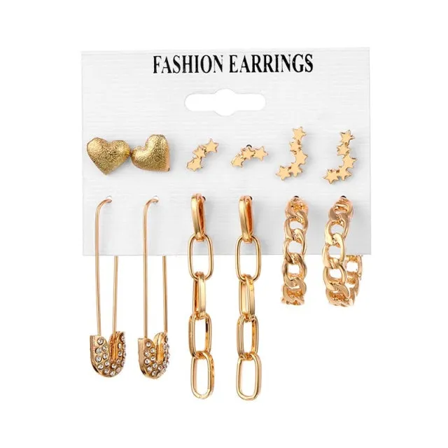 FNIO Women39s Earrings Set Pearl Earrings For Women Bohemian Fashion Jewelry 2020 Geometric Crystal Heart Stud Earrings DB Global Surplus Anal FNIO Women39s Earrings Set Pearl Earrings For Women Bohemian Fashion Jewelry 2020 Geometric Crystal Heart Stud Earrings DB Global Surplus Anal